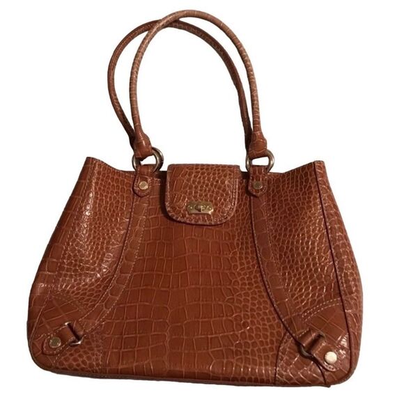 NWOT Liz Claiborne Faux Alligator Purse - Picture 1 of 8